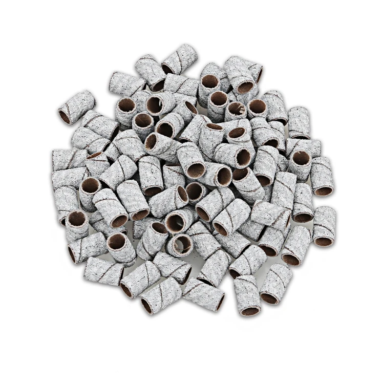 High Quality #180 #120 #80 Sanding Nail Drill Bits Grinding Head Nail Polisher Zebra Sanding Bands Nail Art Beauty Fine Sanding