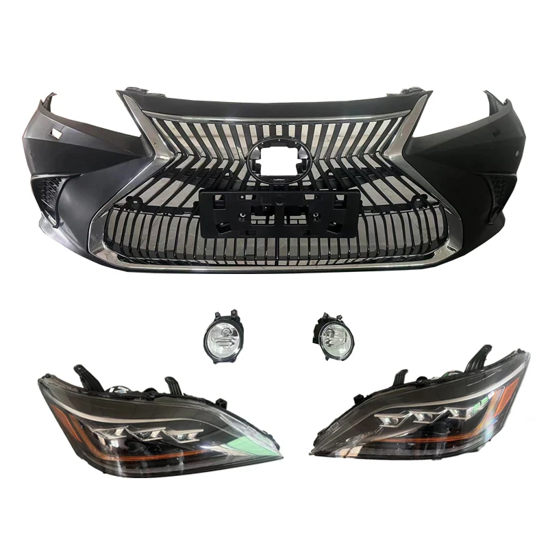 Car accessories body kit for es es300 es350 es450 2006-2009 Update 2018 led light 3 Eyes Head Lights old upgrade new
