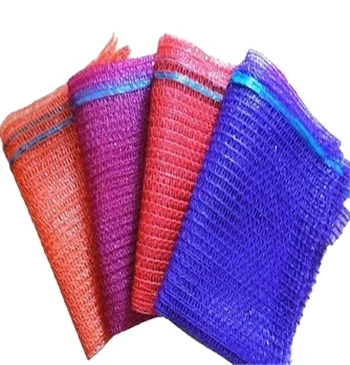 Biodegradable vegetable mesh china raschel net bag packing