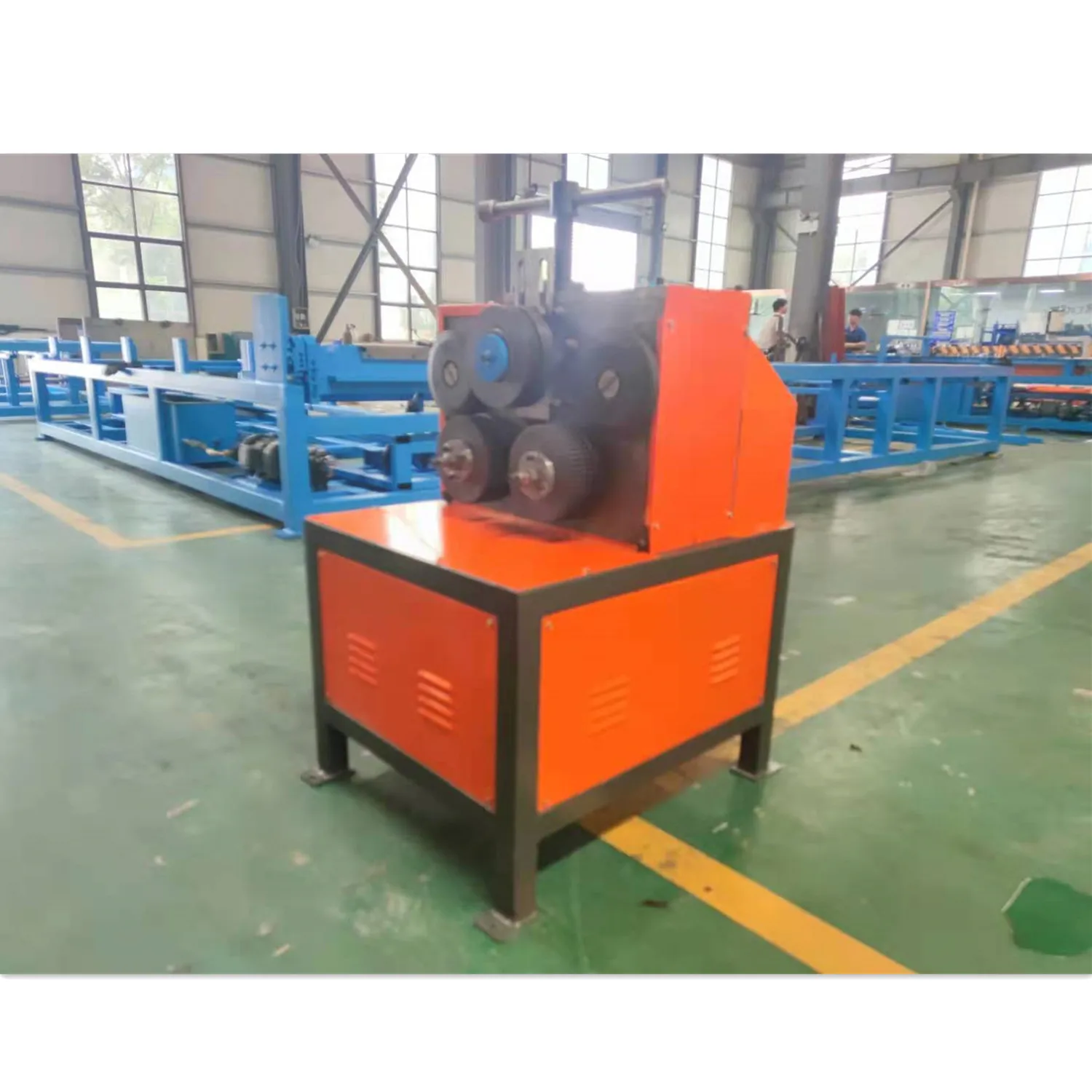Ventilation Portable Iron Bending Machine/Electric Angle Steel Rolling Machine
