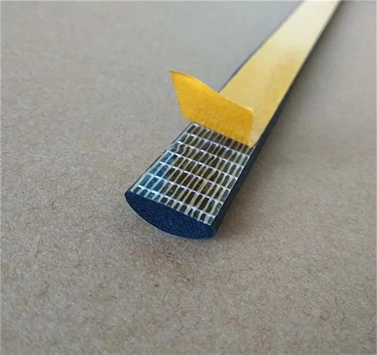 Soft Sealing Cord Polster rohr Closed Cell Adhesive Silicone Rubber Sponge Foam Strip