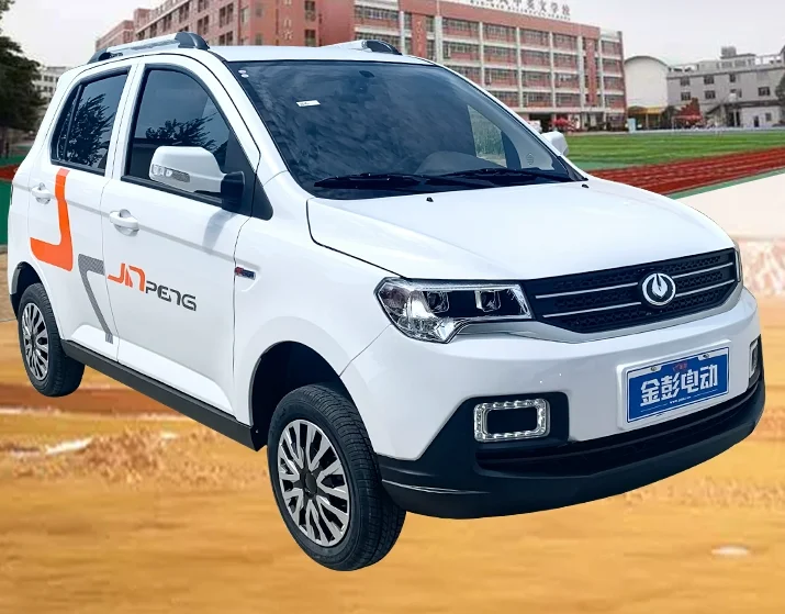 The new Jinpeng D90 car family electric four-wheeled vehicle new energy oil and electricity dual-purpose transportation car
