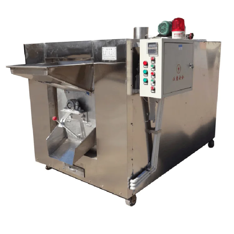 industrial cashew nut sunflower seeds roaster oven pistachio peanut nut roasting machine