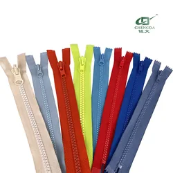 factory wholesale price fire resistant metal  zipper  close end open end for garment and bags