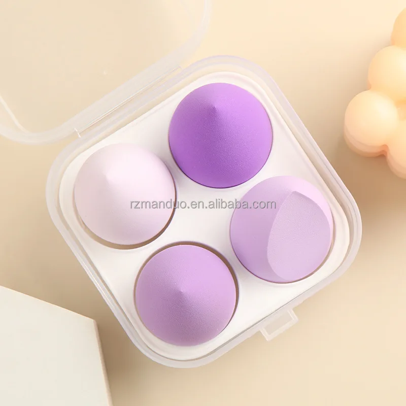 Super-Soft Foam Easily Blends Foundations Blender Latex Free Beauty Makeup Sponges Set