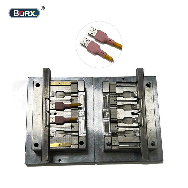 Micro USB Data Cable Charger Mold Mould Makers For Plastic Injection Mold Price