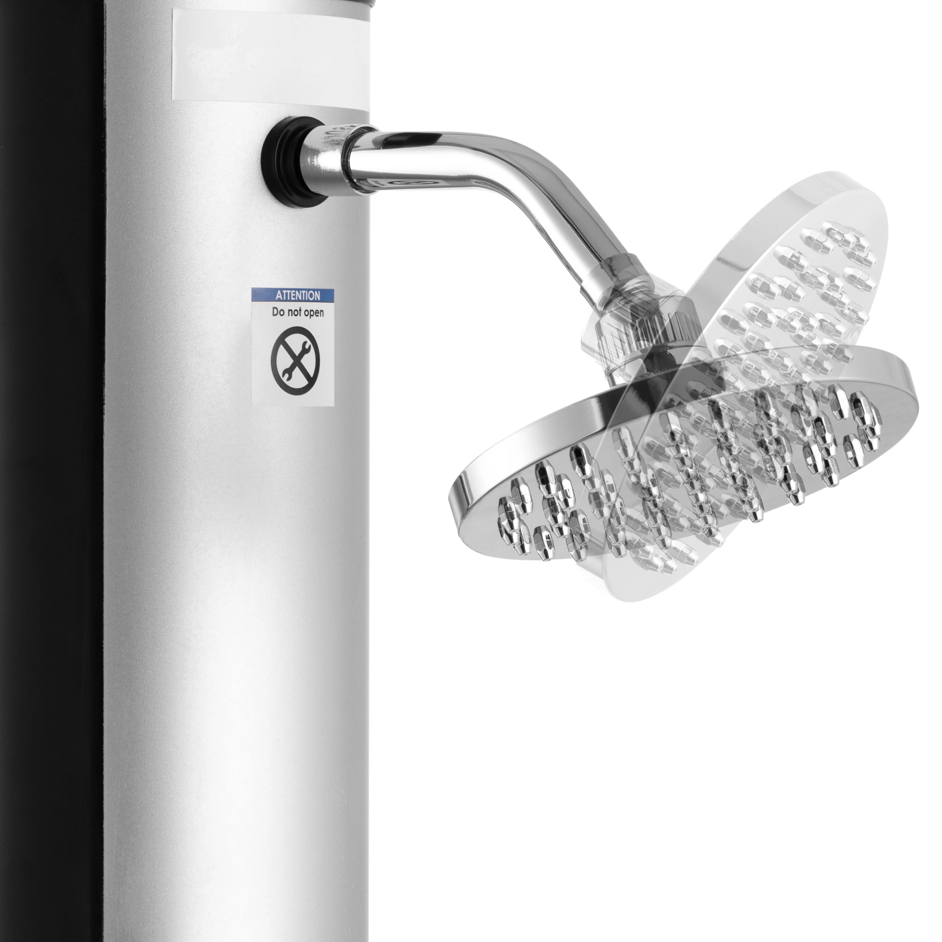 CE Certificated 40L Simple assembly Garden Outdoor Swimming Pool Shower with Foot Washing Faucet PVC Solar Shower Water heater