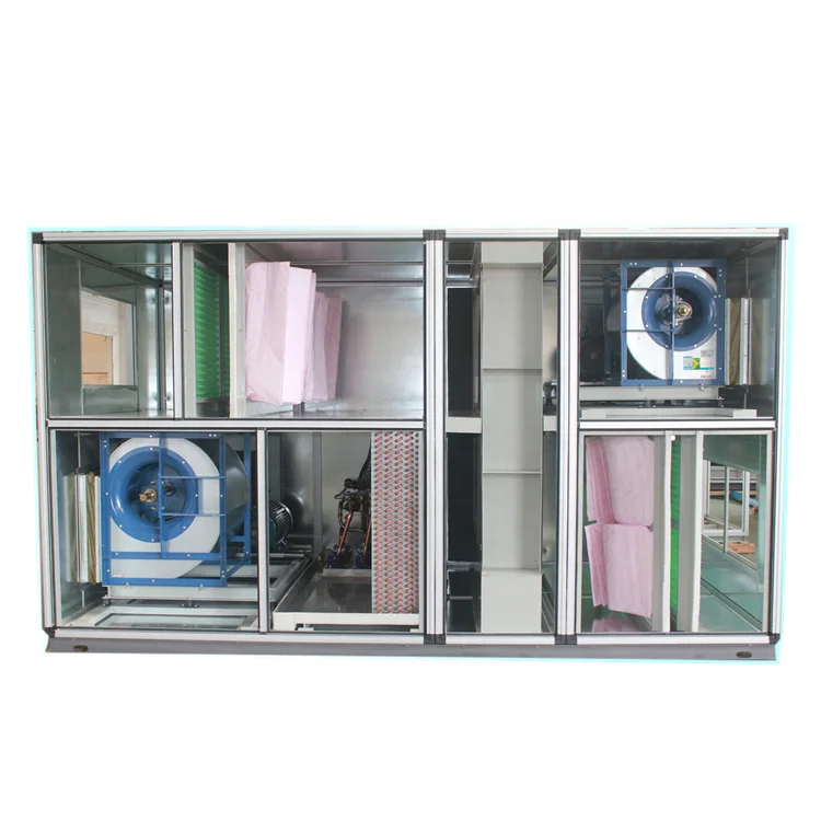Great performance air cooling system industrial T3 rooftop packaged unit 50hp rotor cleaning AHU with great price