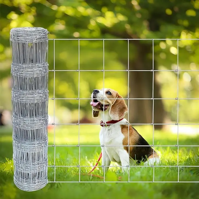 Farm Galvanized Field Wire Coating Cattle Deer Goat Fence Hog Wire Fence for Animals