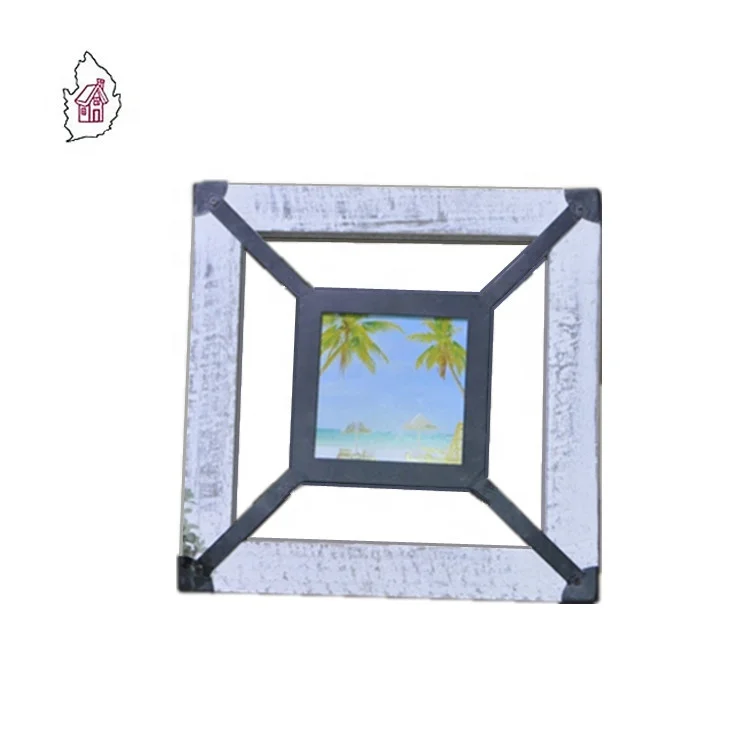 
Small Wooden Photo Frames Barnwood Easel Back 