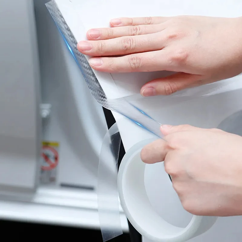 Car Accessories Protector Sticker Outdoor 3m Nano Transparent Waterproof Car Bumper Carbon Fiber Vinyl Wrap Film