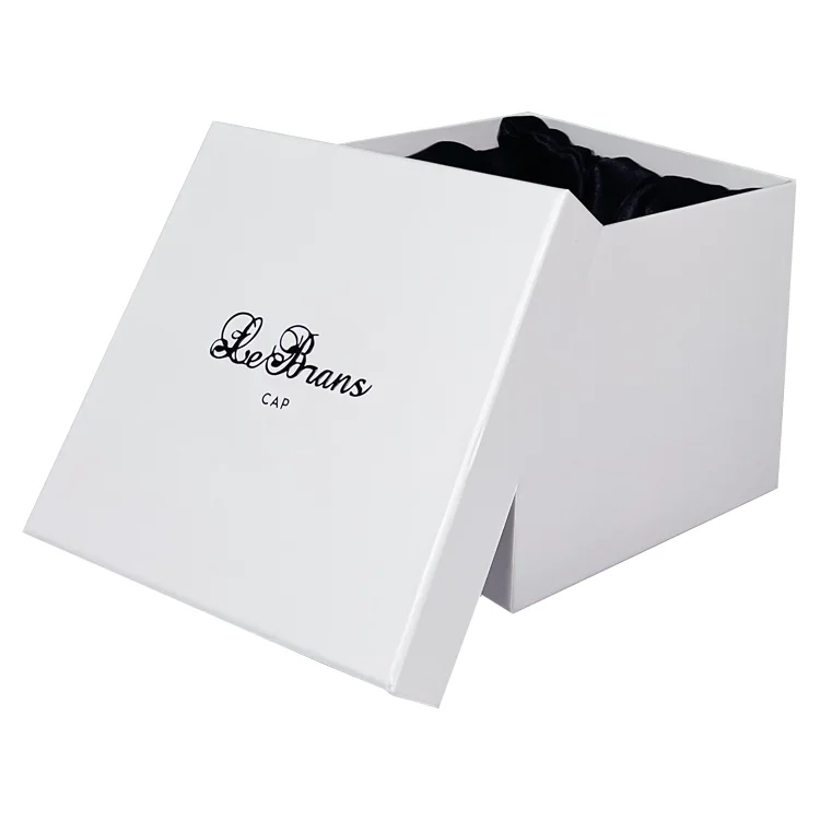 Customized LOGO Baseball Cap Snap cap Hat Box Packaging Gift Boxes with Satin Inside