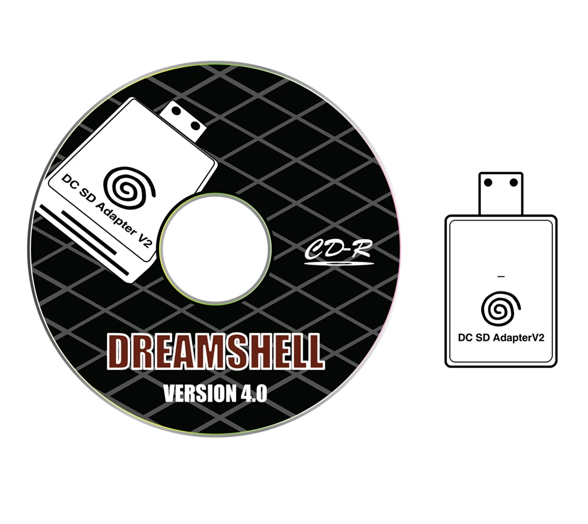 DreamShell Boot Loader with CD SD/TF Card Adapter Reader V2 for Dreamcast DC Retro Game Console