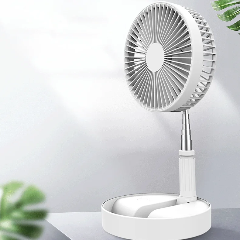 
cheap 7200mAh Portable Fan Outdoor Desk Rechargeable Adjustable Folding Mini Fan For Travel Working Home 3 Speed USB Table Fan 