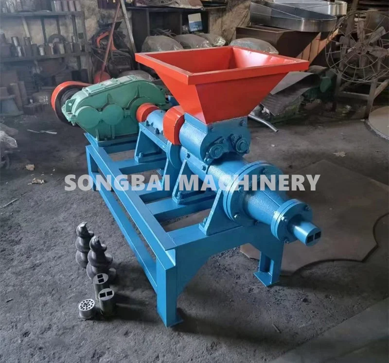Energy Conservation Biomass Coal Charcoal Briquette Extruder Coconut Shell Charcoal Making Machine