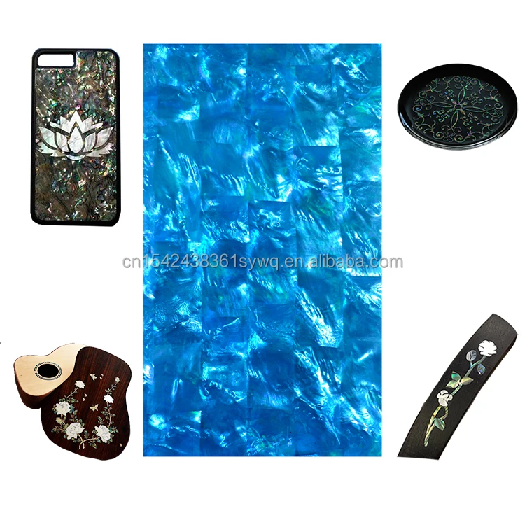Environmental Protection Mother Of Pearl shell jewel sticker sheets DB047