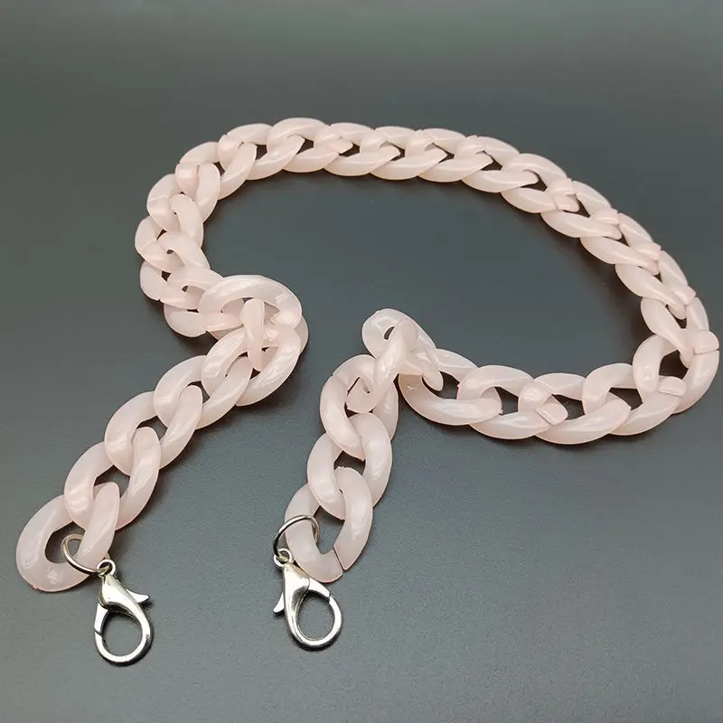 Hot New Acrylic Bag Purse Chain Replaceable Handbag Bag Straps Detachable DIY Shoulder Bag Accessories For Women Girls