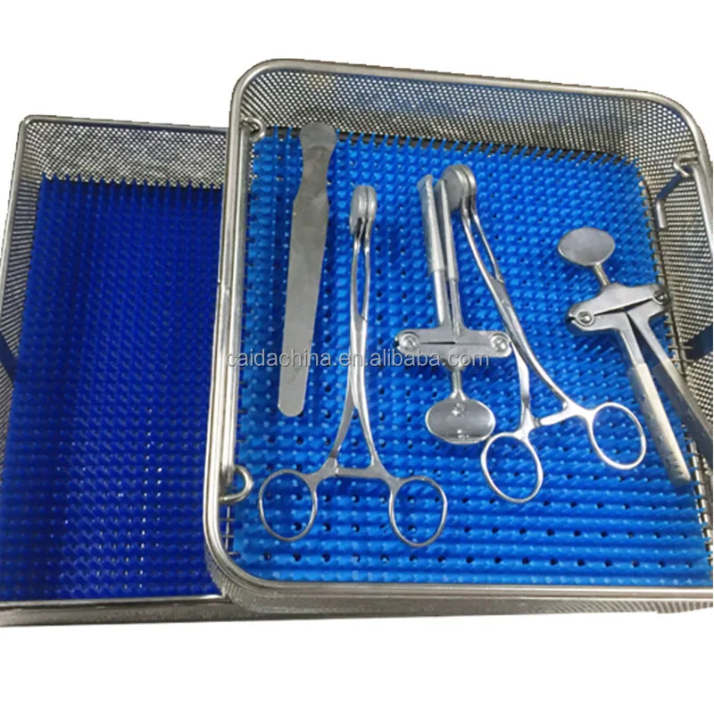 Sterilization medical silicone mats Small size non toxic silicone medical mat Size and shape can be customized