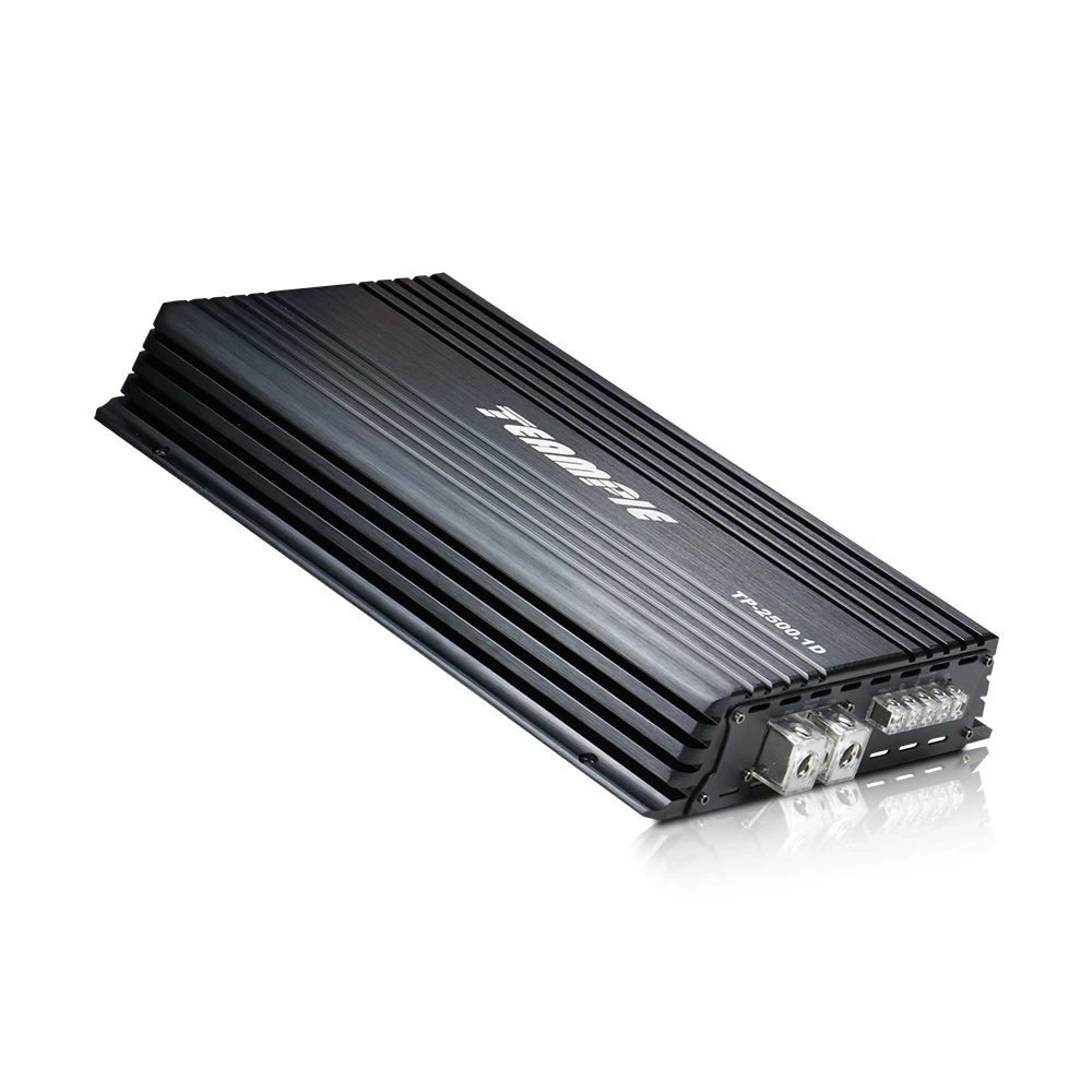 Teampie OEM High Power RMS 2500W Class D Monoblock Full Range Car Audio Amplifier For Mid-High TP-2500.1D