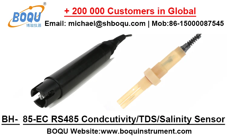 BOQU BH-485-EC Online Water Electrical conductivity EC Meter Sensor Price