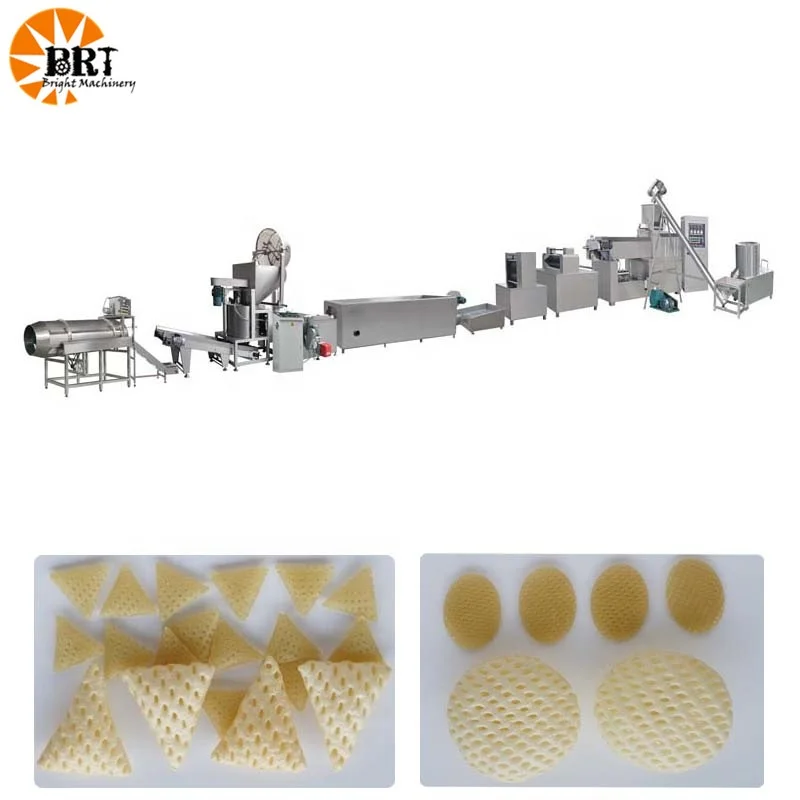3d pellet snack food making machine production line extruder 2d 3d snacks pellet chips processing plant