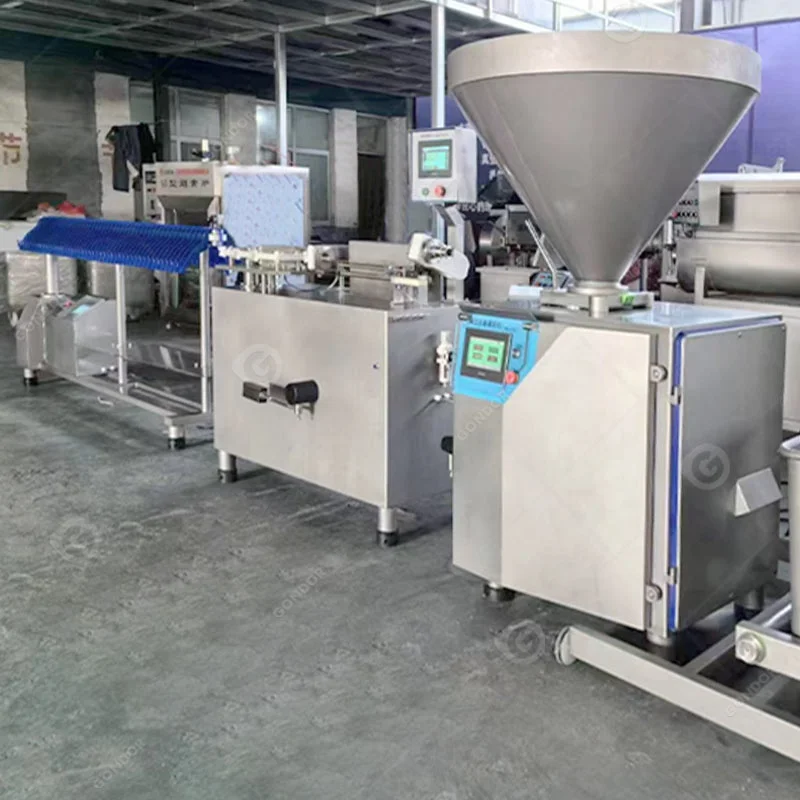 Vacuum Sausage Automatic Filler Fill Sausage 35 Kilos Stuffer Make Machine Linker with Twist