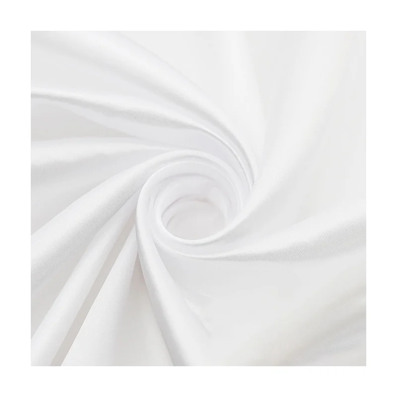 Free Sample Strech Matte Very Soft Fabric Cute Antique Polyester Satin Shawl Fabric For Men Shirt