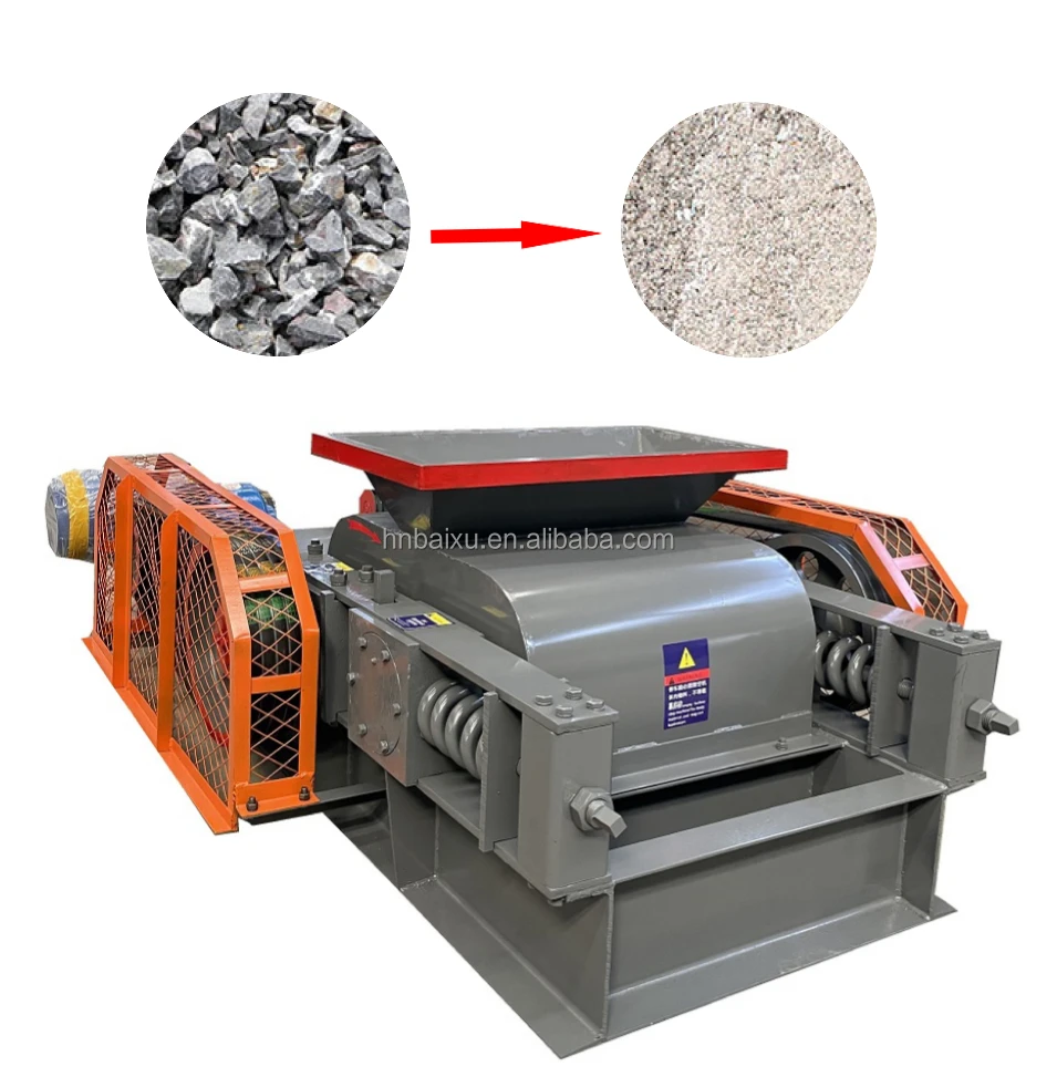 china factory 2pg400*610 toothed roll crusher mineral coal stone fine crushing double roller crusher