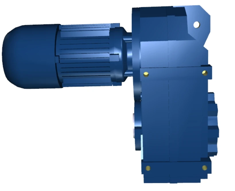 Parallel shaft geared motor
