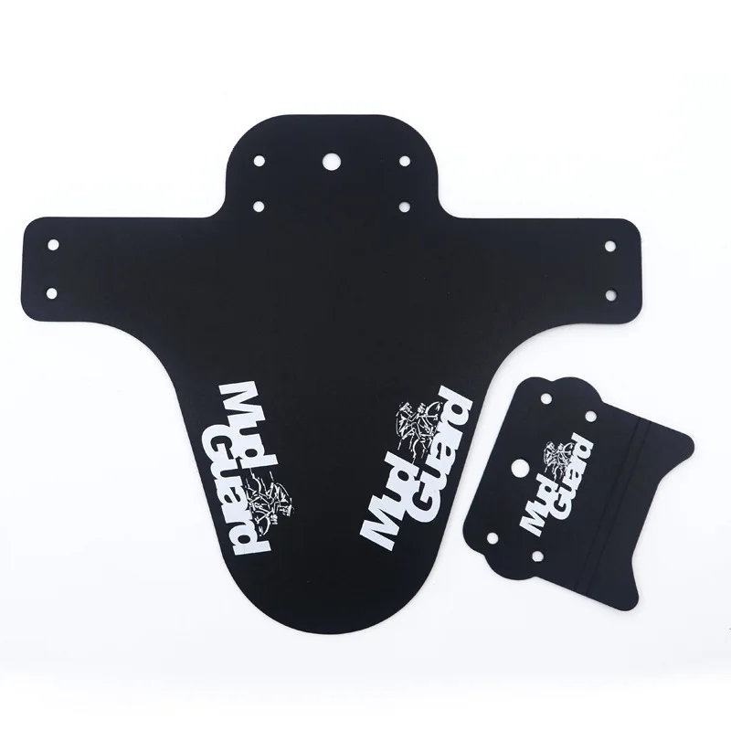 1.2mm Black Thick Universal Cycling Mountain Bike Mudguard Front Rear Removal Plastic/carbon Fiber Bicycle Fender Short-length
