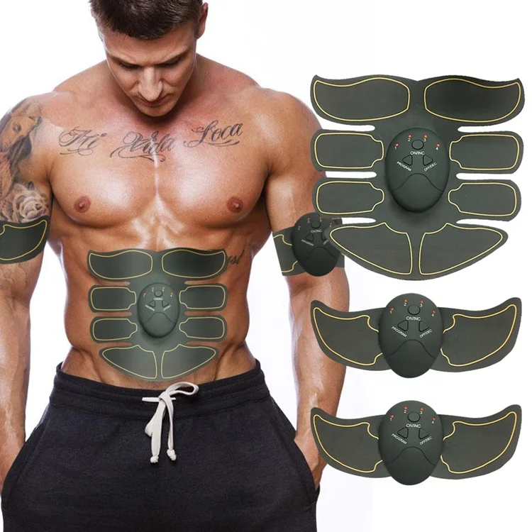Abdominal Trainer Women Ems Massager Hip Trainer 8 Packs Abdominal Firm Buttocks Muscle Butt Stimulator