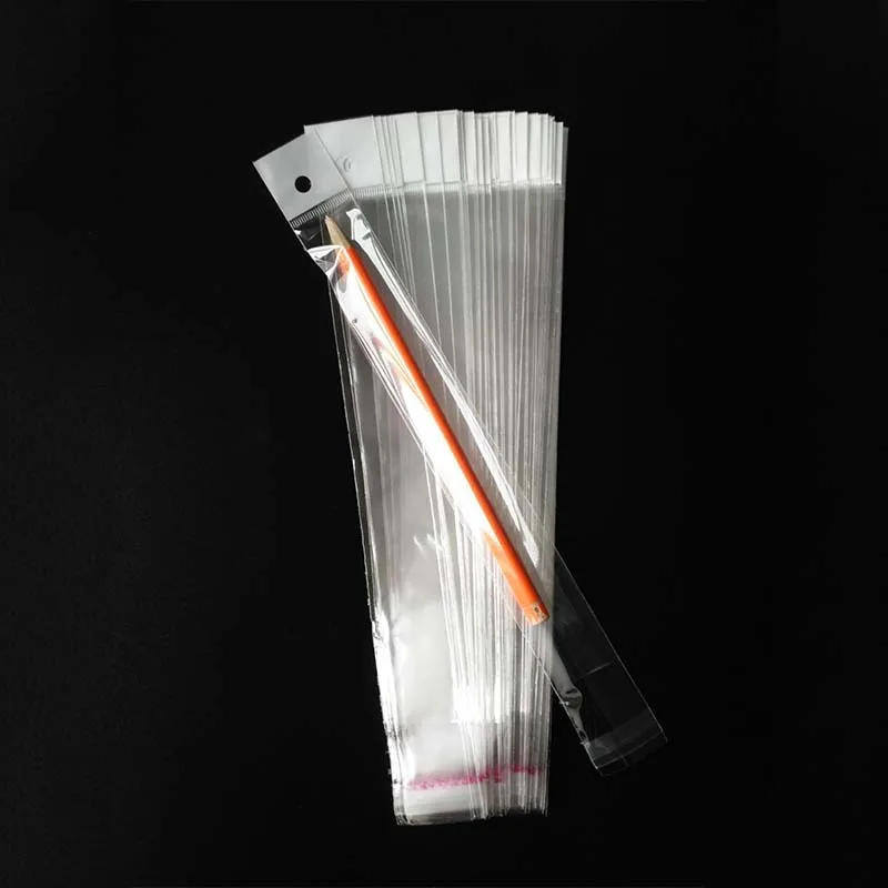 Transparent Self Sealing  Gift Jewelry Packaging Pen Pencil OPP Plastic Bag Cellophane