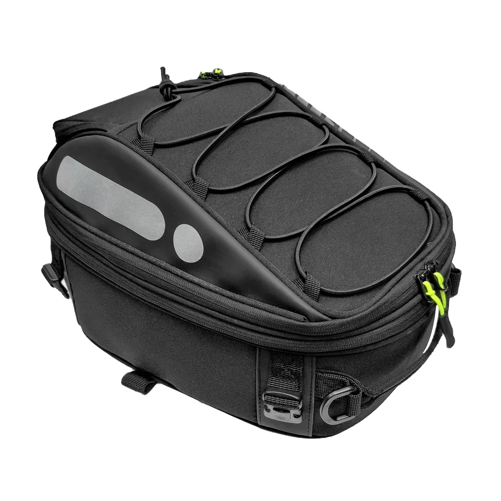 Motorcycle Tail Bag,Seat Bag,Dual Use Motorcycle Waterproof Bag for Motorbike - with One Extra Motorcycle Cargo Net