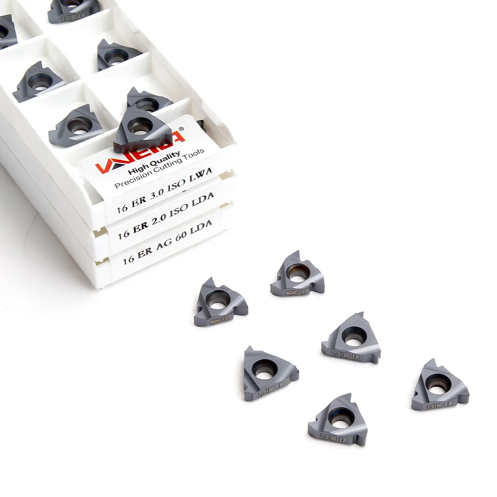 16 ER AG 60/16IR AG60 Threading Turning Blade Tools Tungsten Carbide Inserts