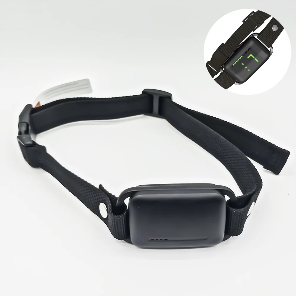 Rechargeable Anti-Bark Dog Shock Collar with Vibration Feature Plastic Sound Sensor Bark Control Collar for Dog Training