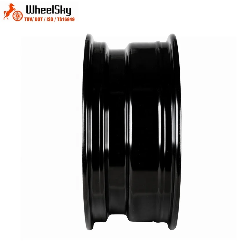 Wheelsky 675701 16 inch 16x6.5 PCD 5x1143 popular snow black steel wheel