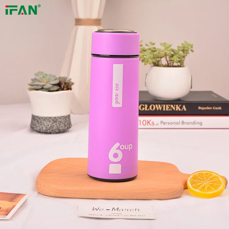 Customized Double Wall Glass Water Bottle Student Portable Drinking Water Bottle