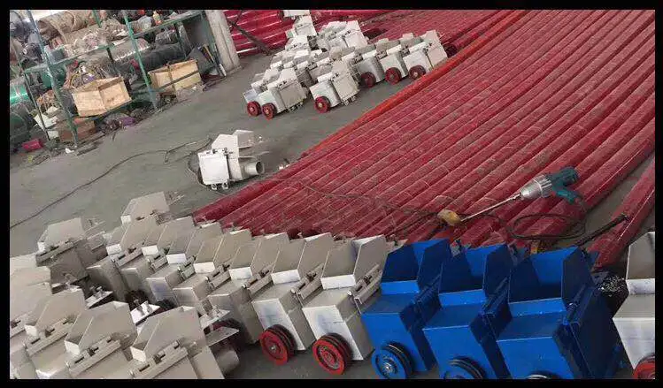 China Grain Auger Plastic Flexible Screw Conveyor