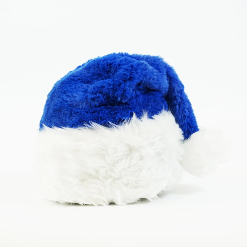 High Quality Christmas Xmas Soft Hat Santa Claus Red Short Plush Hat Merry Christmas Decor Gift