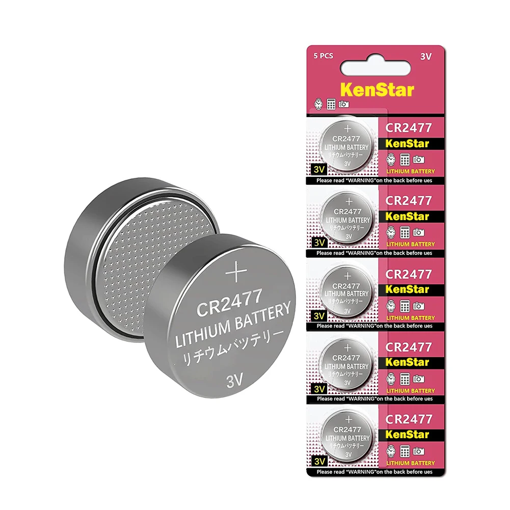 CR2477 Lithium Button Coin Cell  Hot Sell Cheaper Price High Capacity Cr2032 Cr2025 Cr2016 Cr1620 Cr1632 Cr2450  ISO9001/CE