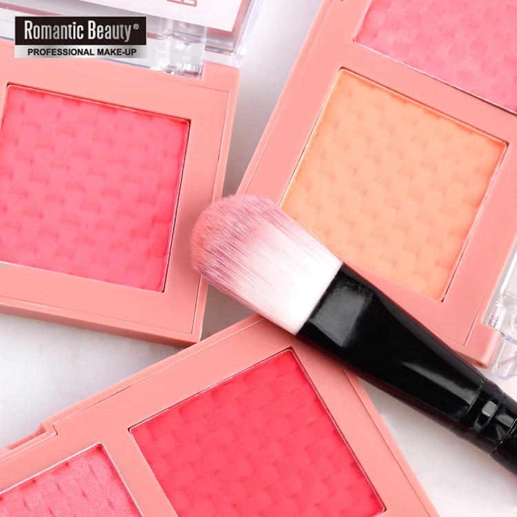 Romantic Beauty 3 Color Face Makeup Brand Blush Kit Custom Long Lasting Private Label Blusher