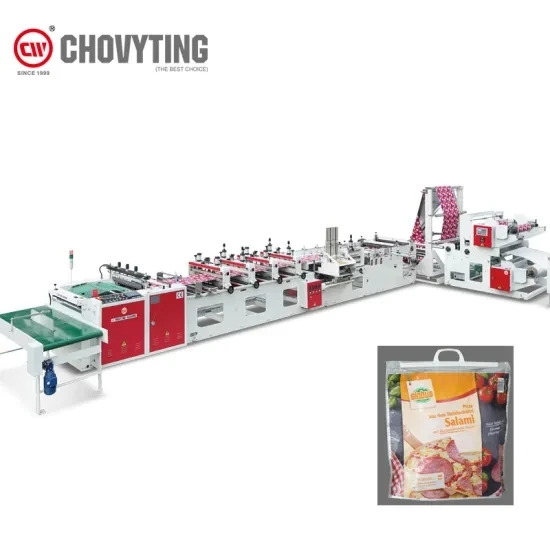 Automatic isothermal bag making machine with rigid handle heat preservation