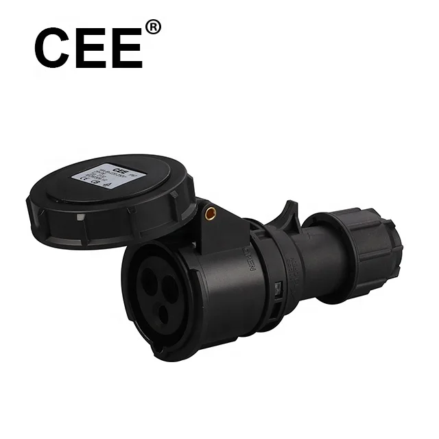 CEE IP44 3P 16A 250V технология мероприятий черные промышленные вилки и