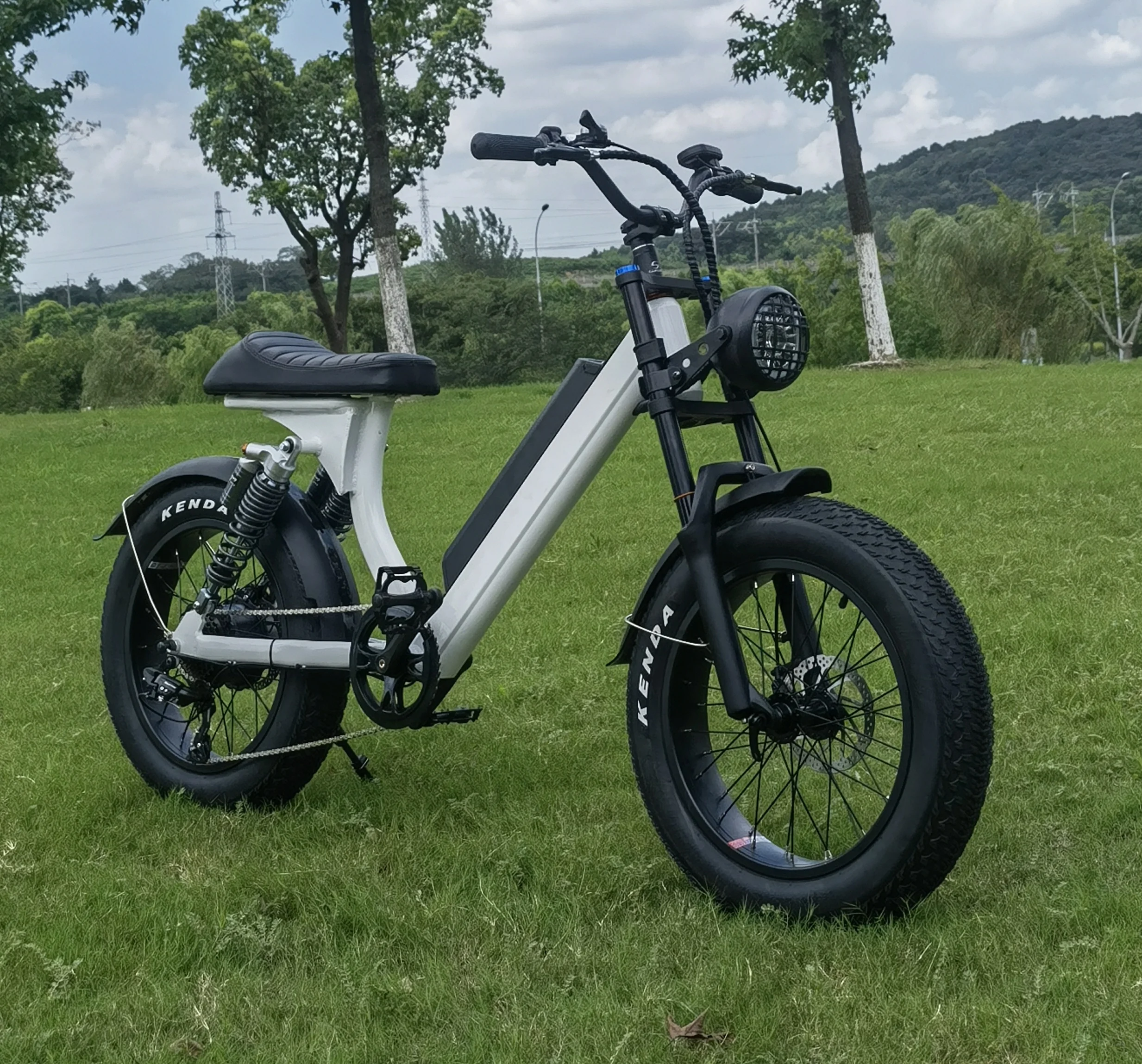 Заводская распродажа сверхмощный высококачественный задний мотор 1000 Вт электрический велосипед с полной подвеской 20