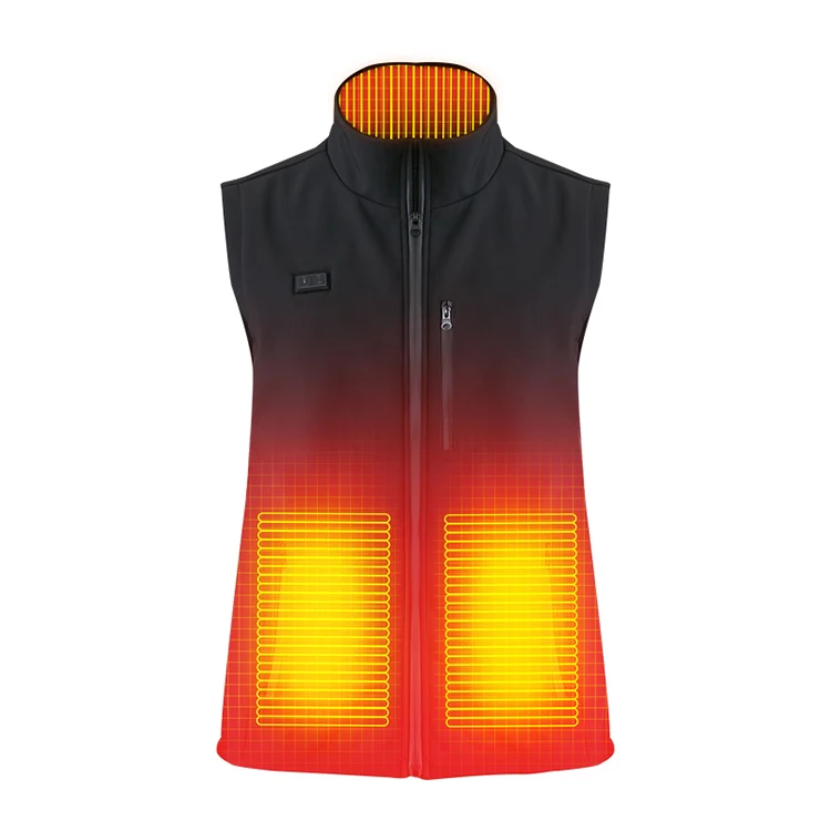Invisible Heated Vest Inner Lightweight Thin Vest Cold Protective Clothing USB Charging for Men and Women Cold Winter