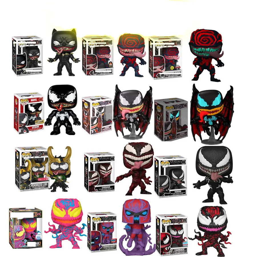 Venom Spiderman Corrupted Venom Carnage Venompool Vinyl PVC Action Figure Collection character  Model  Toys