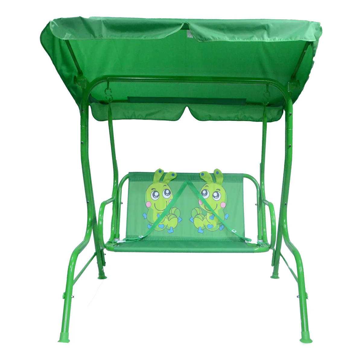 
Green metal adult hanging patio swings chair furniture for outdoor garden and bed room 