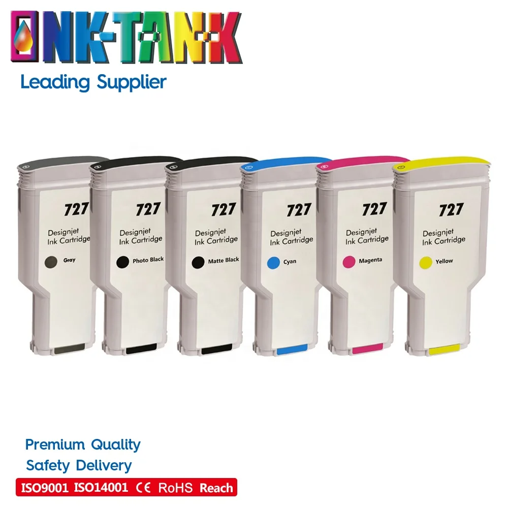 INK-TANK 727 премиум цвета Совместимый струйный картридж для HP727 струйного принтера HP Designjet T920 T1500 T2500 T2530 принтер