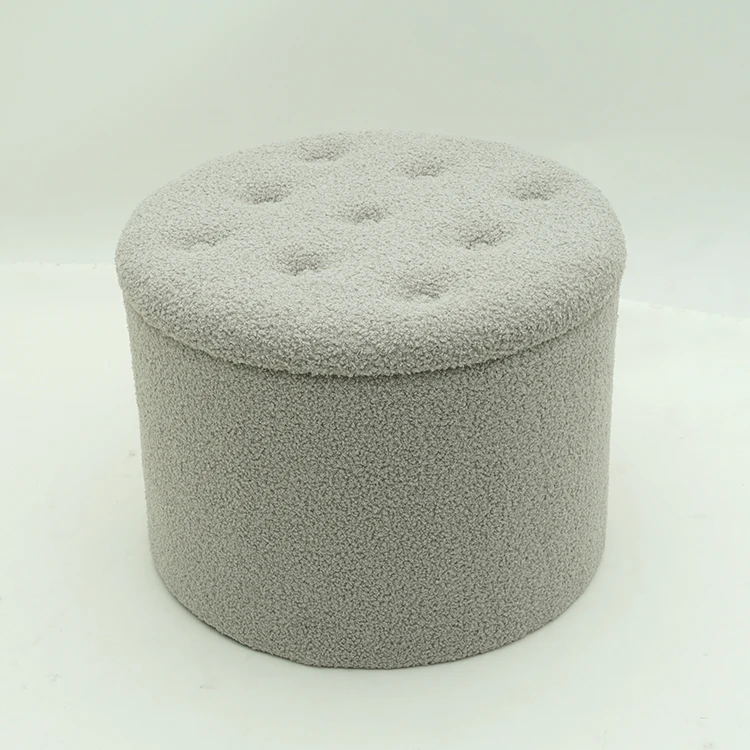 Индивидуальный Круглый пуф оттоманка табурет мягкий