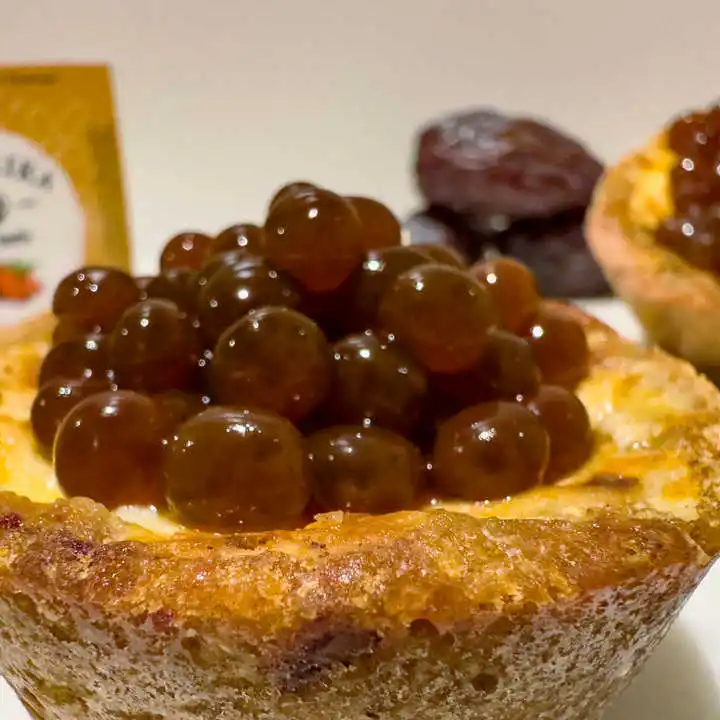 55G Glass Jar Date Spherika Flavour Pearls Good Quality Frozen Delicate Low Price Sweet Fruity Flavour Pearls